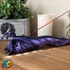 Purple dragon incense stick burner