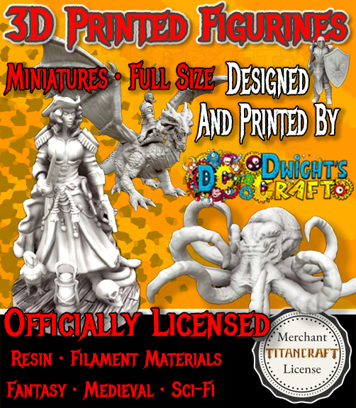 Dwights Craft 3D Printed Figurines