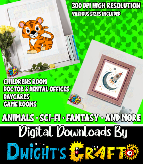 Digital downloads on Dwights Craft