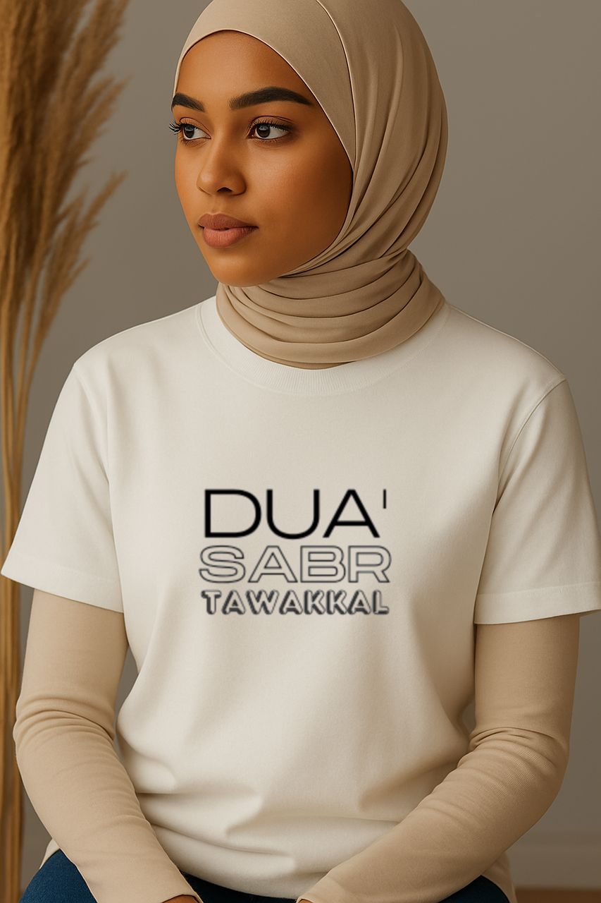 Ummah Trends DUA SABR TAWAKKAL Print T-Shirt