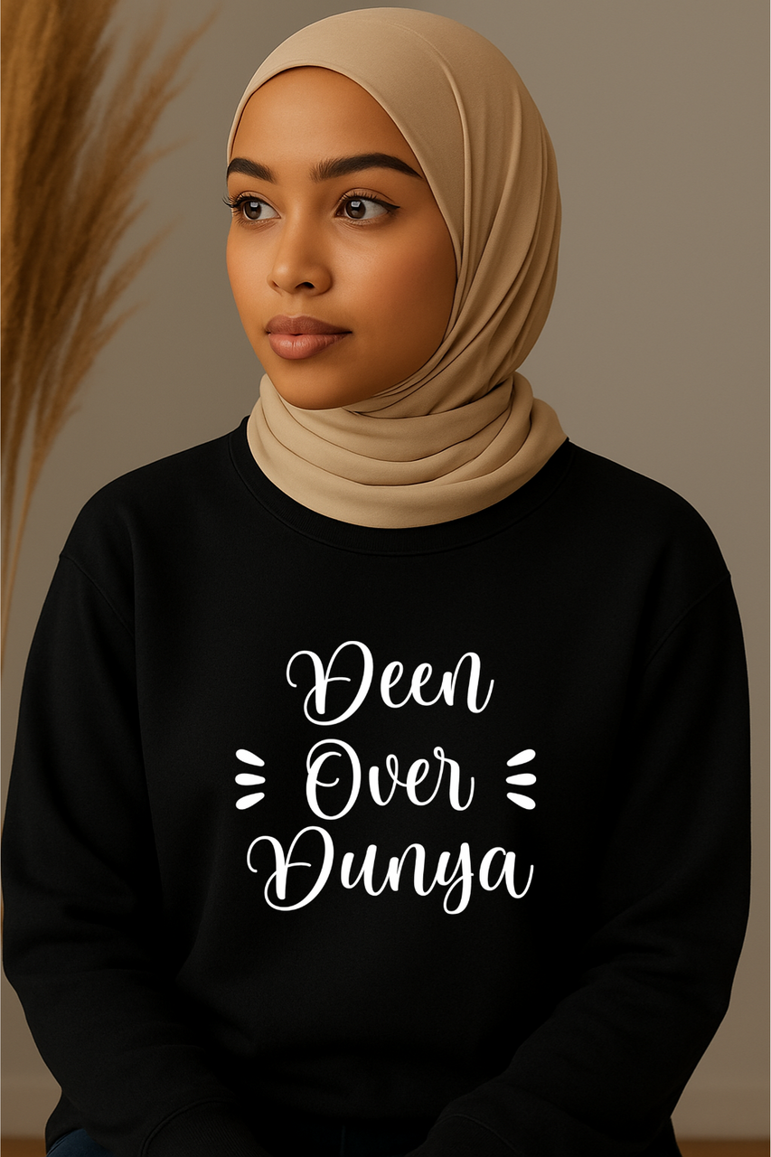 Ummah Trends Deen Over Dunya Sweater