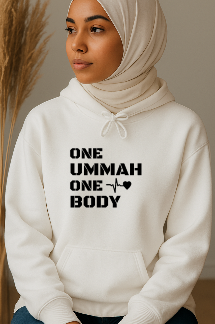 Ummah Trends One Ummah One Body Hoodie
