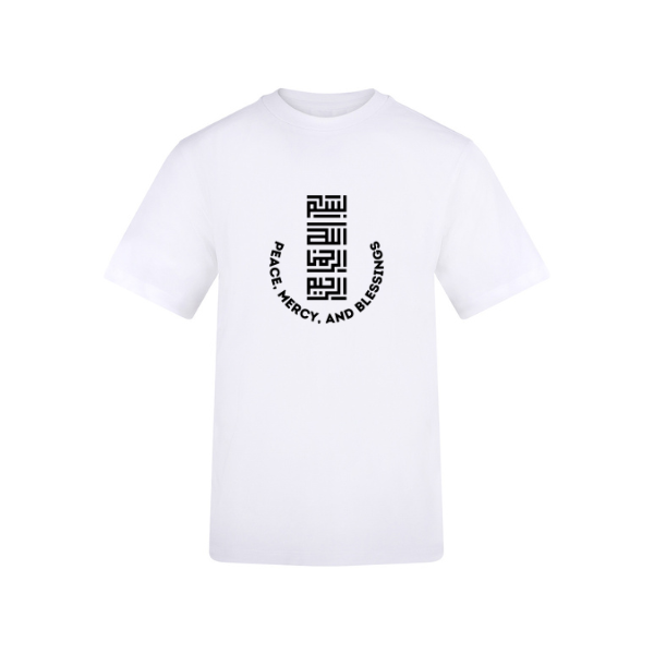 Ummah Trends Peace, Mercy, And Blessings Print T-Shirt