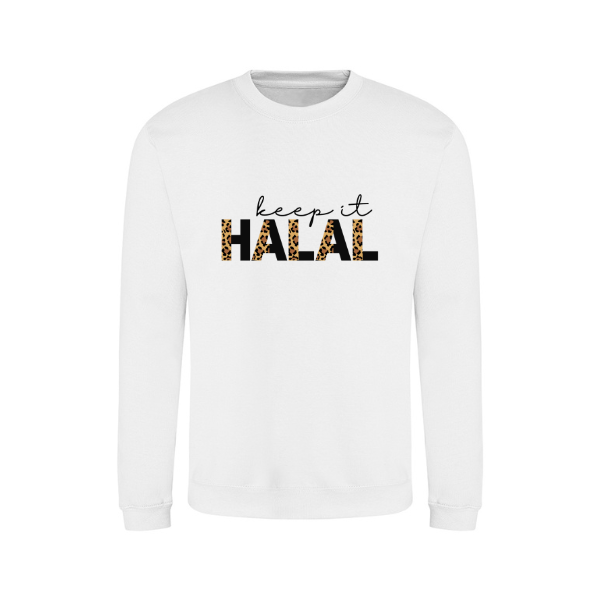 Ummah Trends Keep It HALAL Print Sweatshirt
