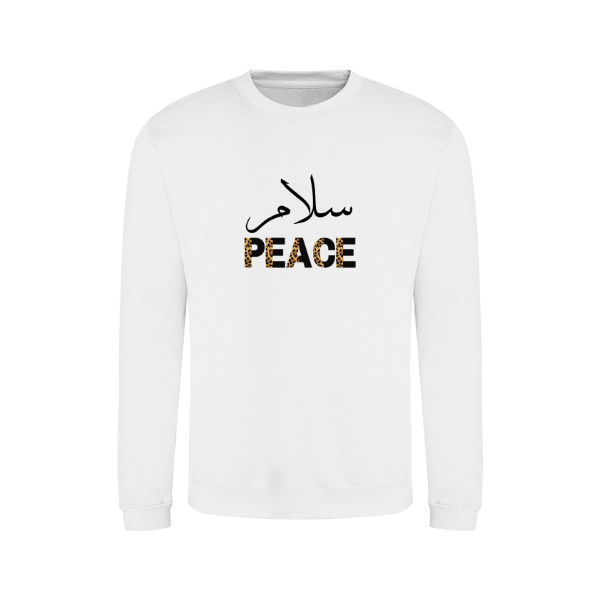 Ummah Trends PEACE Print Sweatshirt