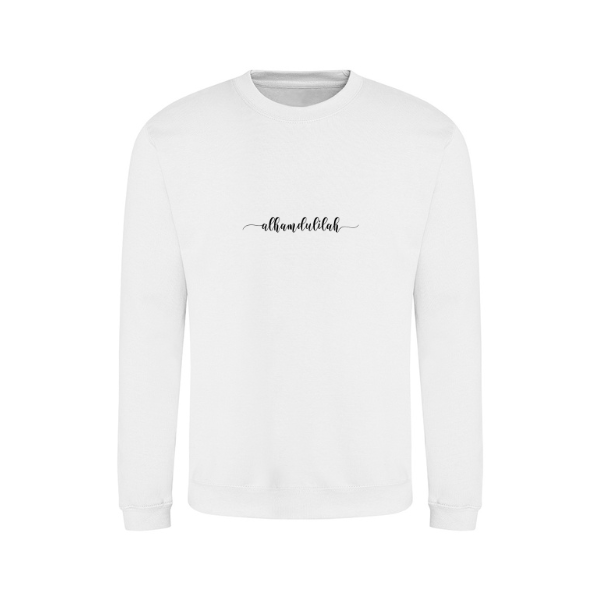Ummah Trends Alhamdulillah Print Sweatshirt
