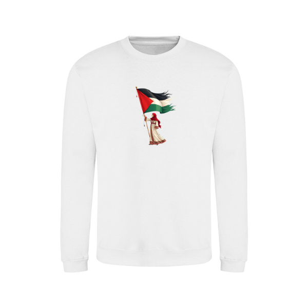 Ummah Trends Palestinian Flag Print Sweatshirt