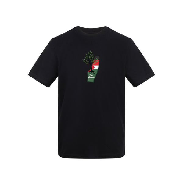 Ummah Trends Palestinian Flag Butterfly Print T-Shirt