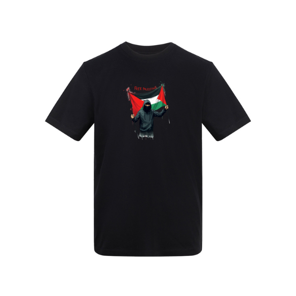 Ummah Trends Free Palestinian Flag Print T-Shirt