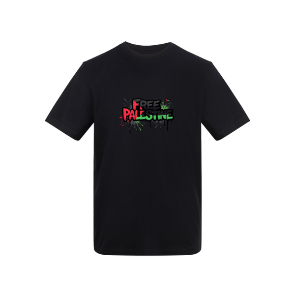 Ummah Trends Free Palestine Print T-Shirt