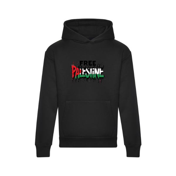 Ummah Trends Free Palestine Print Hoodie