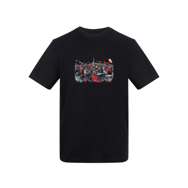 Ummah Trends Free Palestine Print T-Shirt