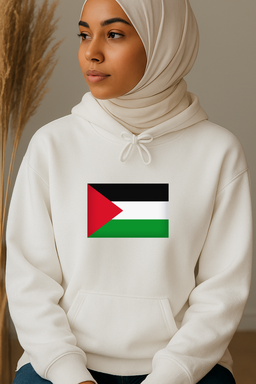 Ummah Trends Palestinian Flag Print Hoodie