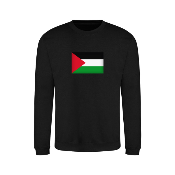 Ummah Trends Palestinian Flag Print Sweatshirt