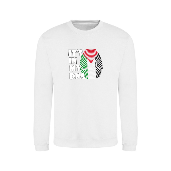 Ummah Trends Palestinian Flag IT'S IN MY DNA Print Sweatshirt