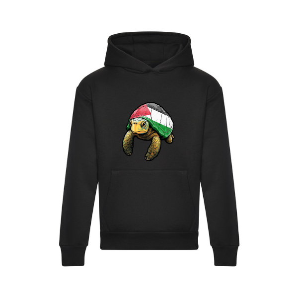 Ummah Trends Palestinian Flag Turtle Print Hoodie