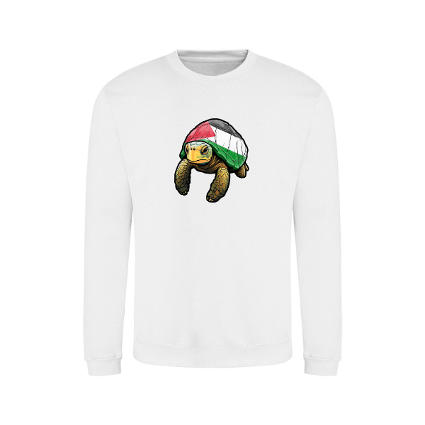 Ummah Trends Palestinian Flag Turtle Print Sweatshirt