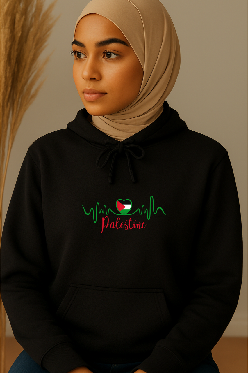 Ummah Trends Ummah Palestine Print Hoodie
