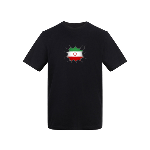 Ummah Trends Iranian Flag Print T-Shirt