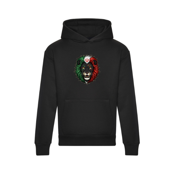 Ummah Trends Lion of Persia Print Hoodie