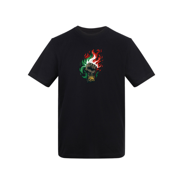 Ummah Trends Flame of Persia Fist Hand Print T-Shirt