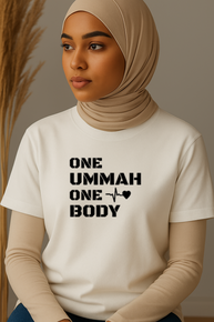 Ummah Trends One Ummah One Body T-Shirt