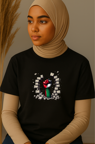 Ummah Trends Free Palestine Print T-Shirt