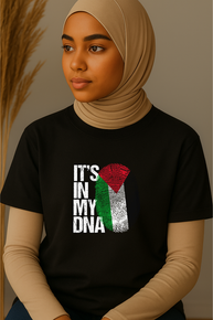 Ummah Trends Palestinian Flag Butterfly Print T-Shirt