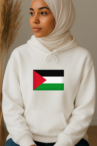 Ummah Trends Palestinian Flag Print Hoodie
