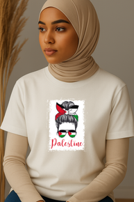 Ummah Trends Palestinian Flag Sunglass Print T-Shirt