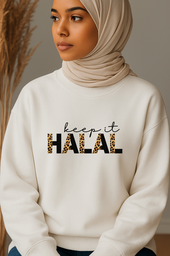 Ummah Trends Keep It HALAL Print Sweatshirt