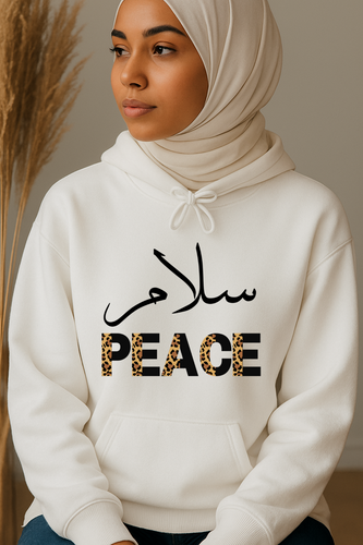 Ummah Trends PEACE Print Hoodie
