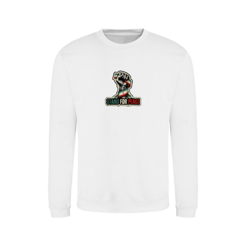 Ummah Trends STAND FOR PEACE Fist Hand Print Sweatshirt