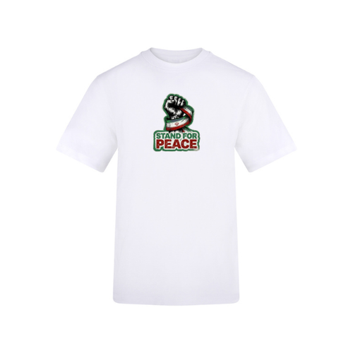 Ummah Trends STAND FOR PEACE Fist Hand Print T-Shirt