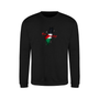 Ummah Trends Free Palestinian Flag Map Print Sweatshirt