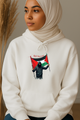 Ummah Trends Free Palestinian Flag Print Hoodie
