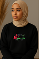 Ummah Trends Free Palestine Print Sweatshirt
