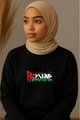 Ummah Trends Free Palestine Print Sweatshirt