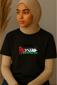 Ummah Trends Free Palestine Print T-Shirt