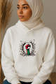 Ummah Trends Free Palestine Print Hoodie
