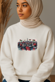 Ummah Trends Free Palestine Print Sweatshirt