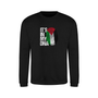 Ummah Trends Palestinian Flag IT'S IN MY DNA Print Sweatshirt