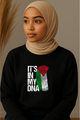Ummah Trends Palestinian Flag IT'S IN MY DNA Print Sweatshirt