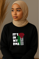 Ummah Trends Palestinian Flag IT'S IN MY DNA Print Sweatshirt