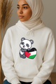 Ummah Trends Palestinian Flag Panda Print Hoodie