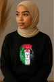 Ummah Trends Palestinian Flag Lion of Palestine Print Sweatshirt