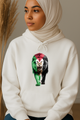 Ummah Trends Palestinian Flag The Lion Stands Proud Print Hoodie
