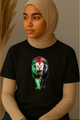 Ummah Trends Palestinian Flag The Lion Stands Proud Print T-Shirt