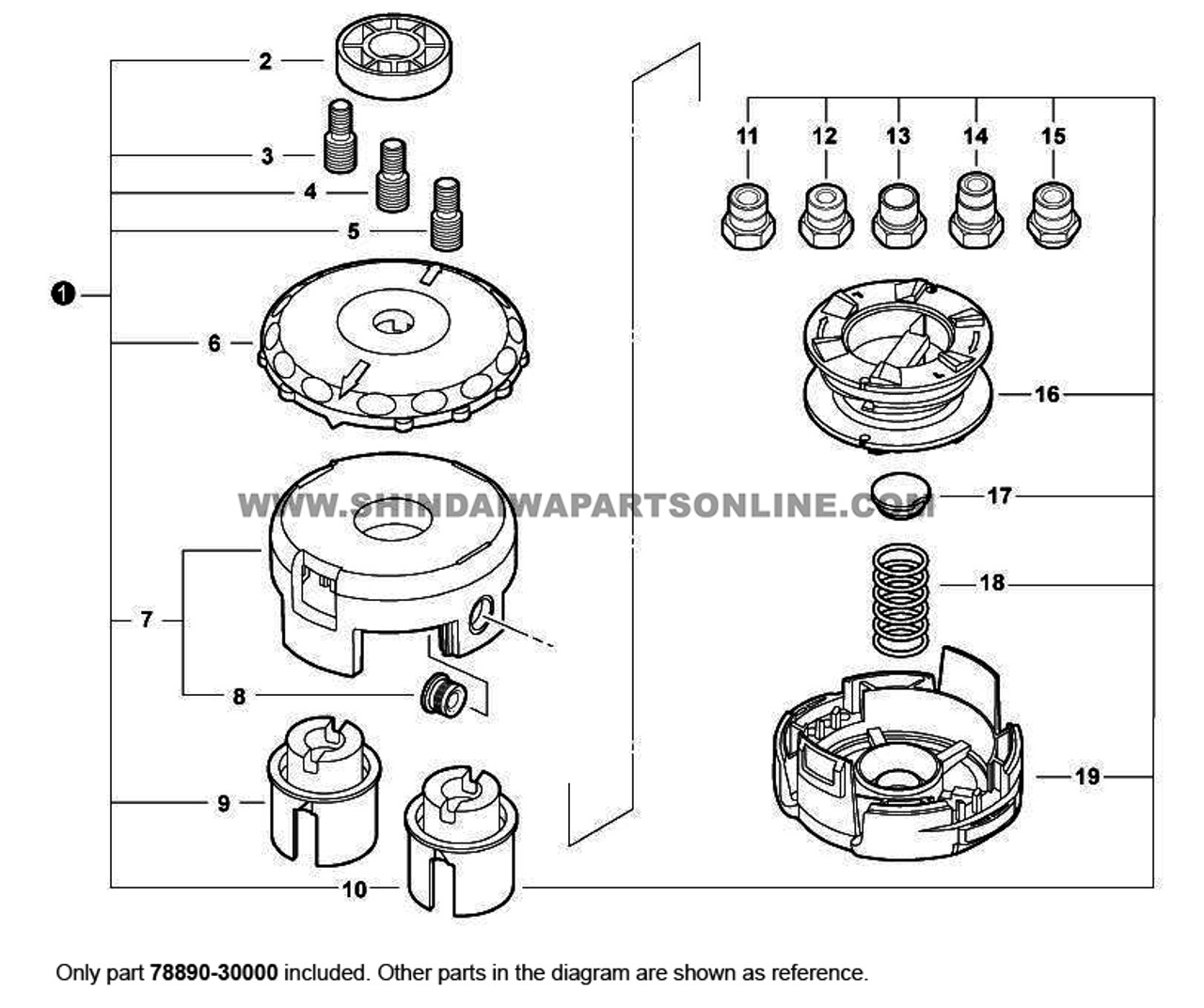 Shindaiwa OEM T242 Speed Feed 78890-30000