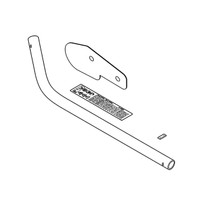Shindaiwa 91205 - Main Pipe + Plate (Original OEM part)